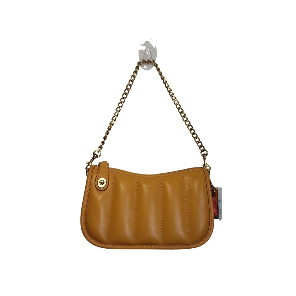 Coach Swinger 20 Quilted Leather Buttercup NWT